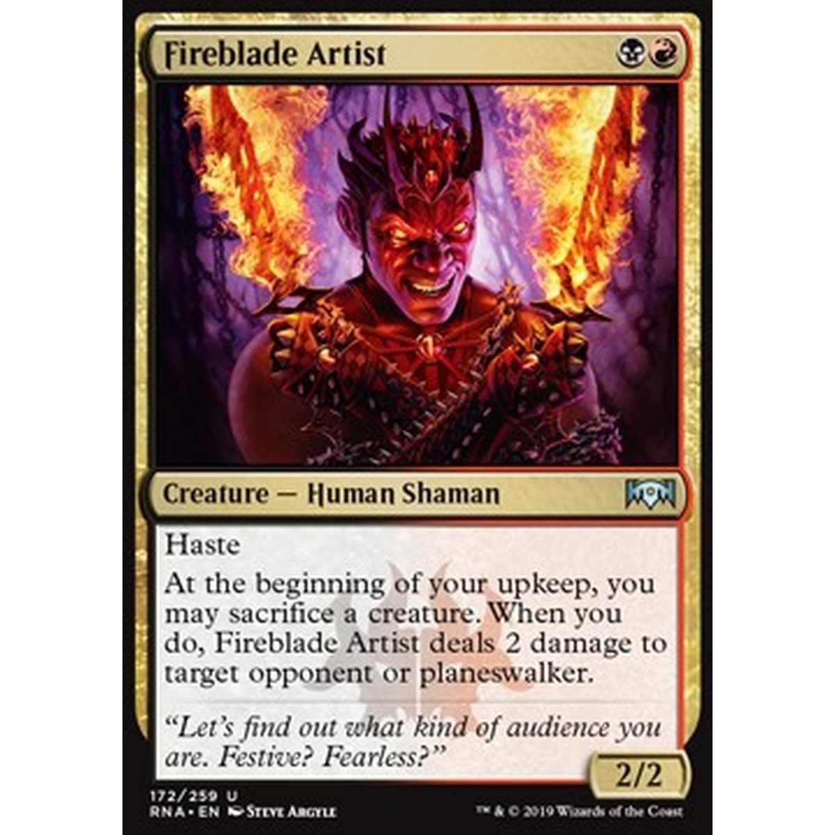 Fireblade Artist - Artista delle Lame Infuocate - [RNA] [NM] [Foil]