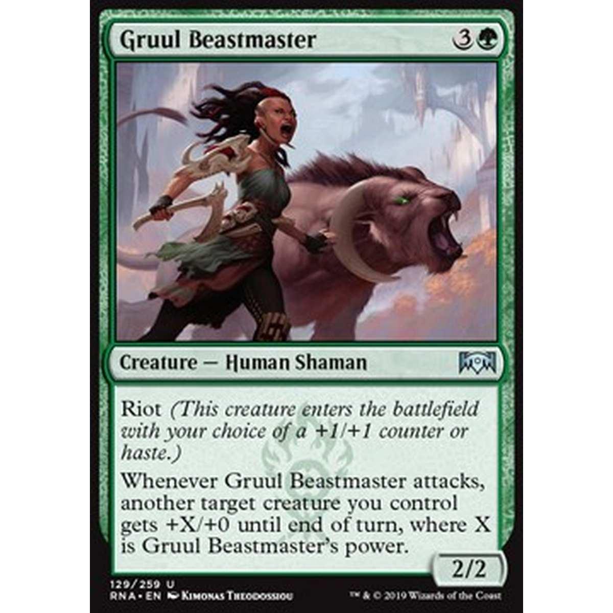 Gruul Beastmaster - Domatrice Gruul - [RNA] [NM] [Foil]
