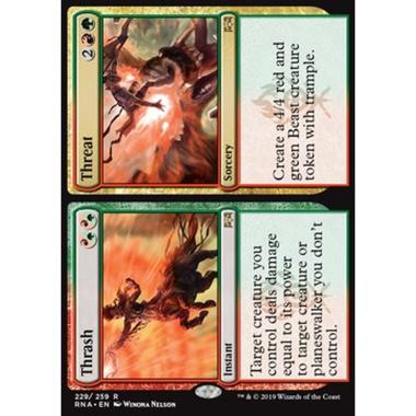 Thrash // Threat - Percuotere // Pericolo - [RNA] [NM]
