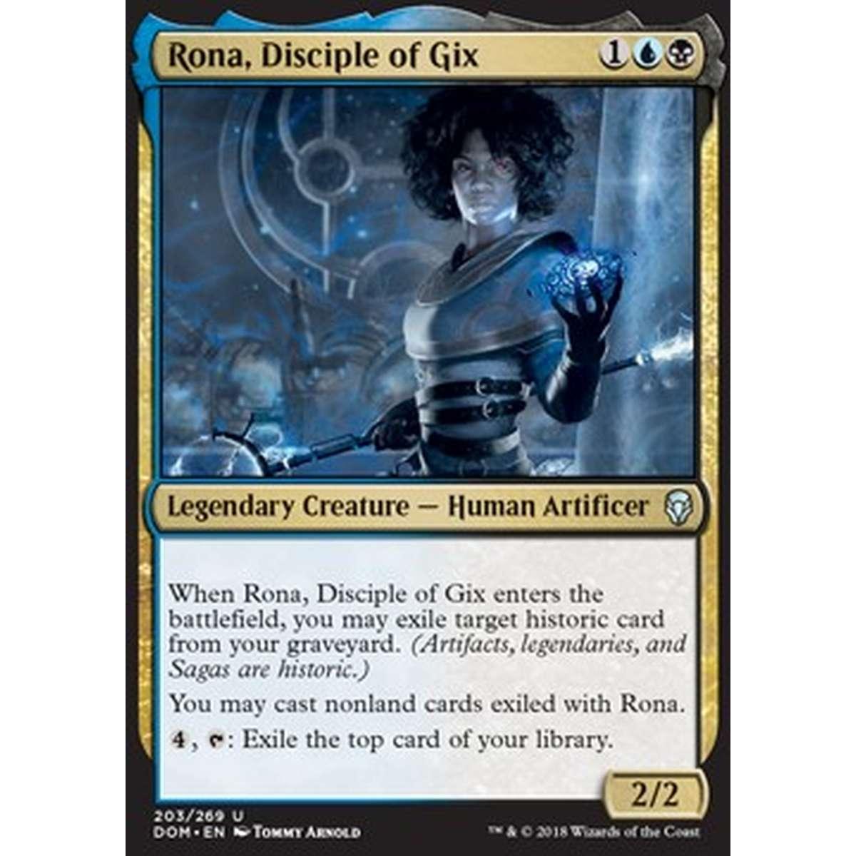 Rona, Disciple of Gix - Rona, Disciple of Gix - [DOM] [NM] [Foil]