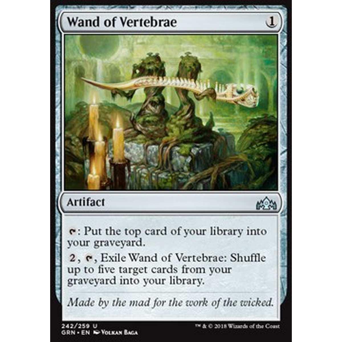 Wand of Vertebrae - Bacchetta di Vertebre - [GRN] [NM] [Foil]