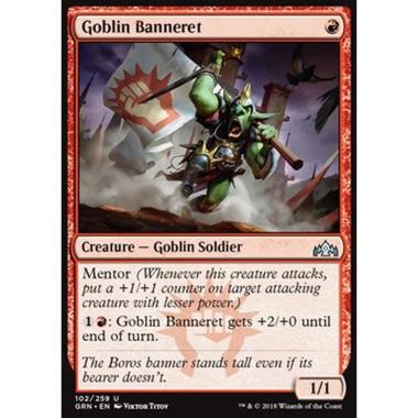 Goblin Banneret - Goblin Stendardiere - [GRN] [NM] [Foil]