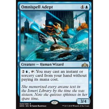 Omnispell Adept - Esperta di Omnimagia - [GRN] [NM] [Foil]