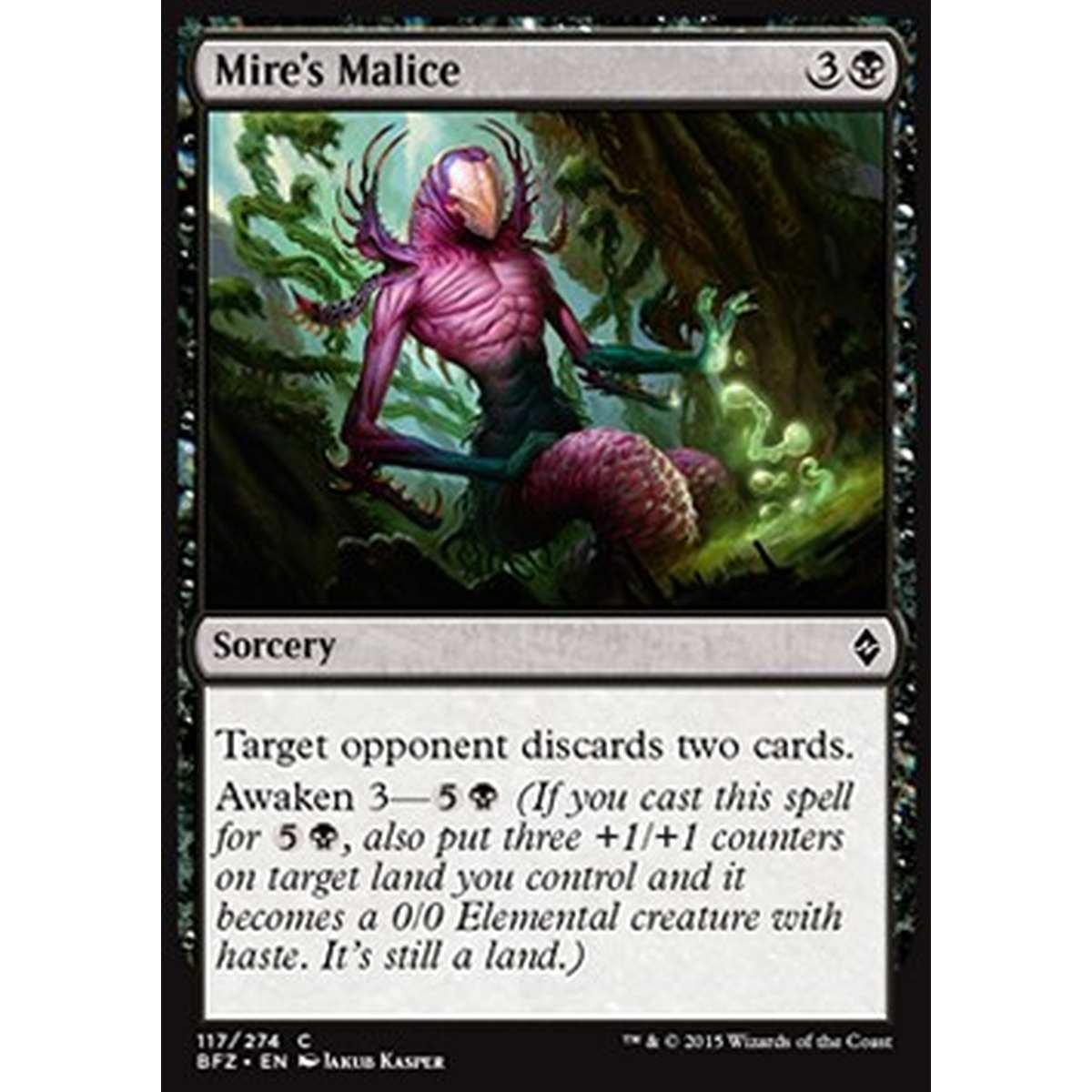 Mire's Malice - Mire's Malice - [BFZ] [NM] [Foil]