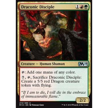 Draconic Disciple - Discepola Draconica - [M19] [NM] [Foil]