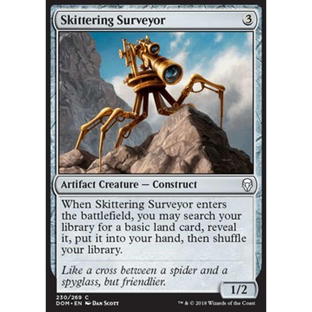 Skittering Surveyor - Ricognitore Brulicante - [DOM] [NM] [Foil]