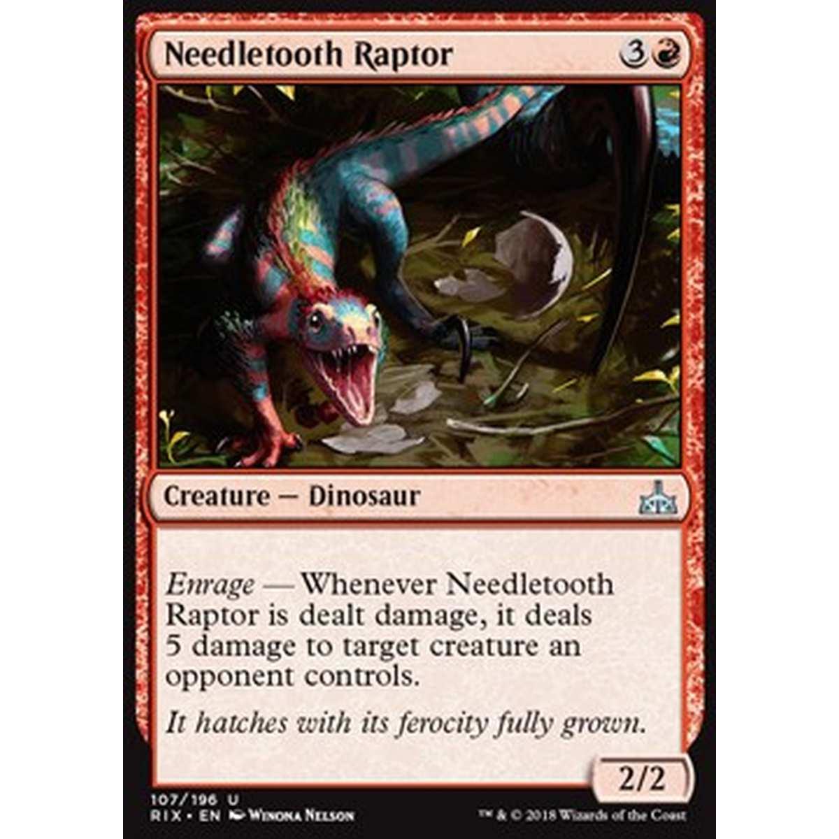 Needletooth Raptor - Raptor dai Denti a Spillo - [RIX] [NM] [Foil]