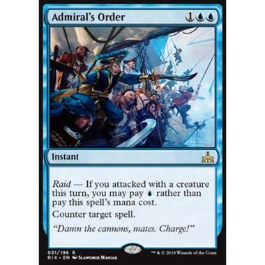 Admiral's Order - Ordine dell'Ammiraglio - [RIX] [NM]