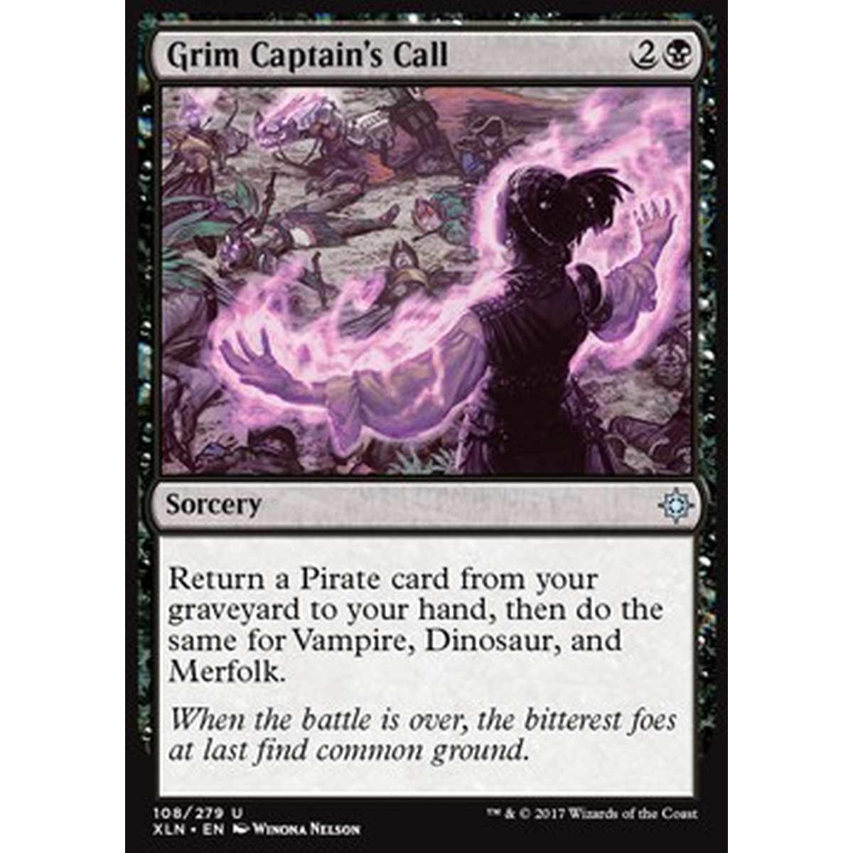 Grim Captain's Call - Chiamata della Capitana Lugubre - [XLN] [NM] [Foil]
