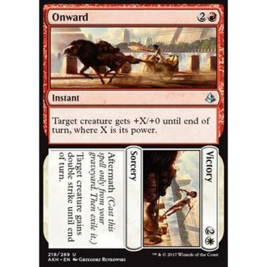Onward // Victory - Condurre // Vittoria - [AKH] [NM] [Foil]