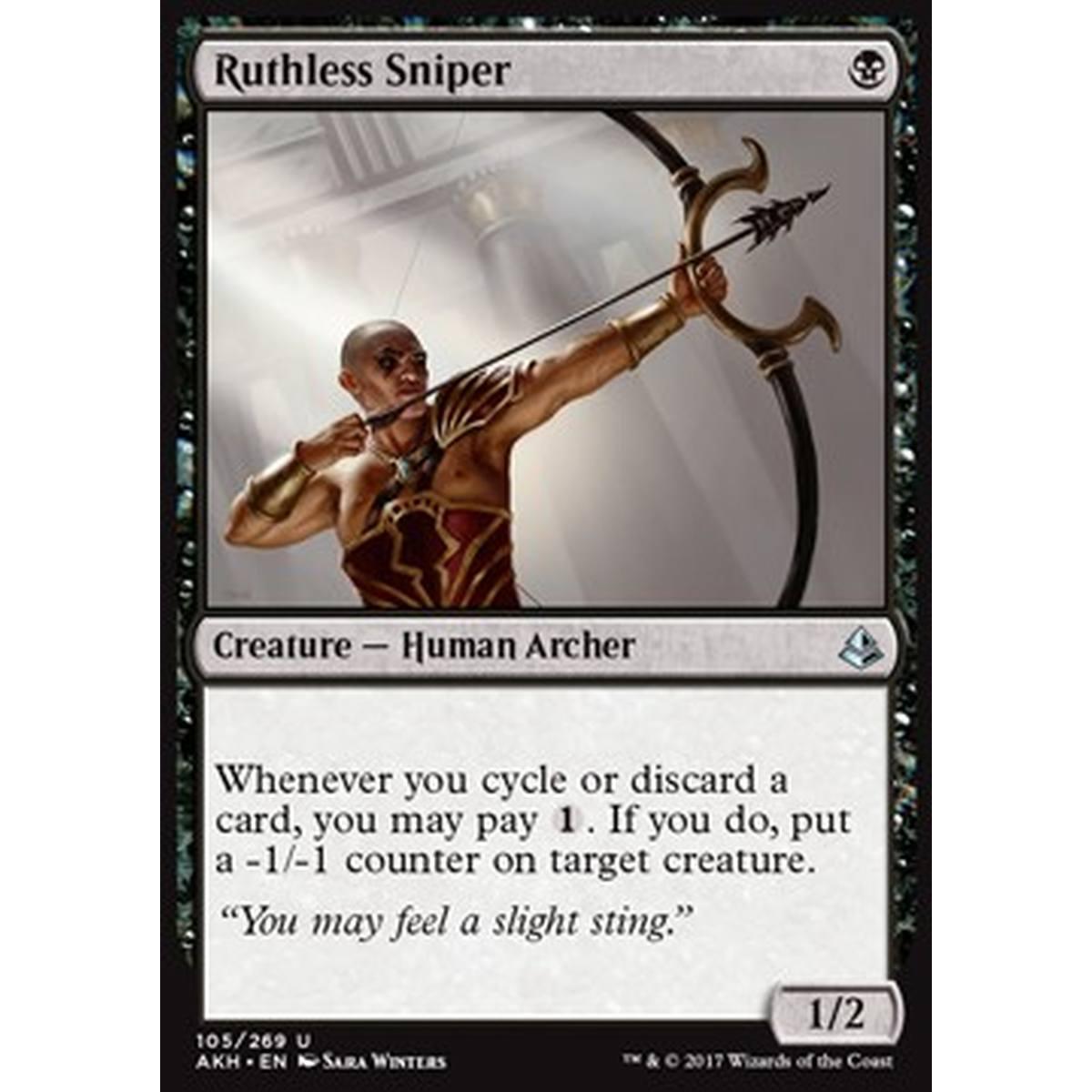 Ruthless Sniper - Cecchino Spietato - [AKH] [NM] [Foil]