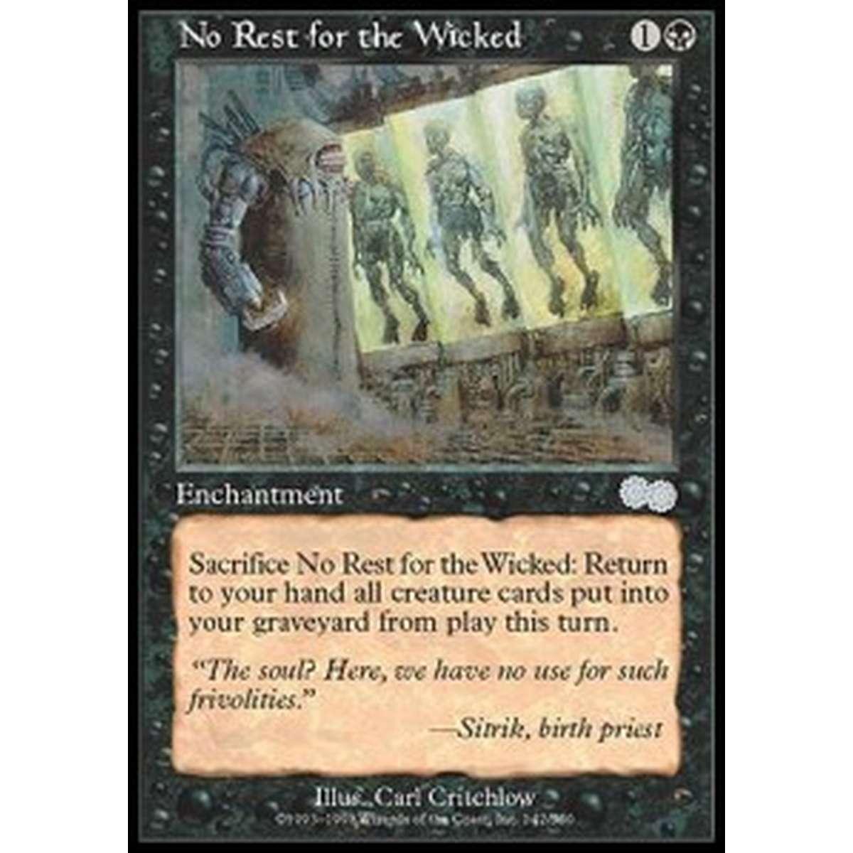 No Rest for the Wicked - No Rest for the Wicked - [USG] [EX]