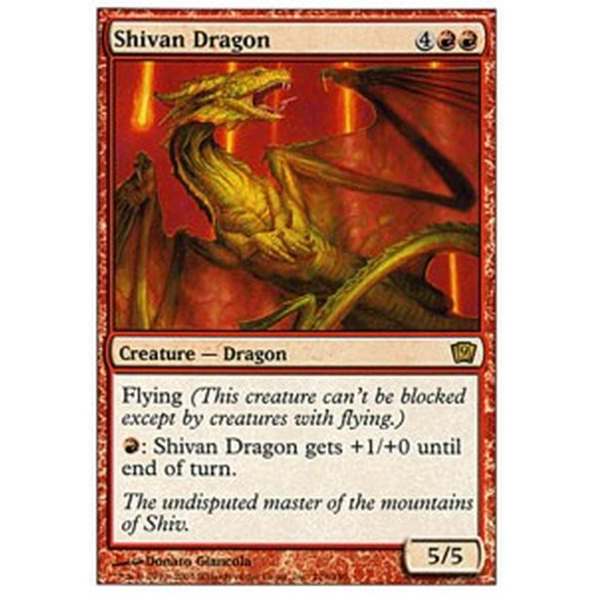 Shivan Dragon - Shivan Dragon - [9ED] [EX]