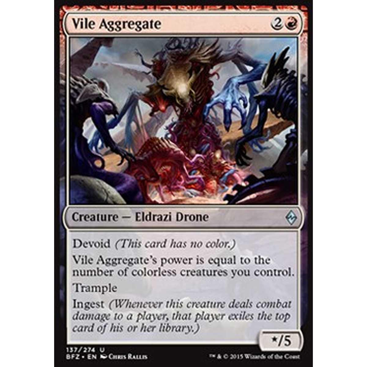 Vile Aggregate - Vile Aggregate - [BFZ] [NM] [Foil]