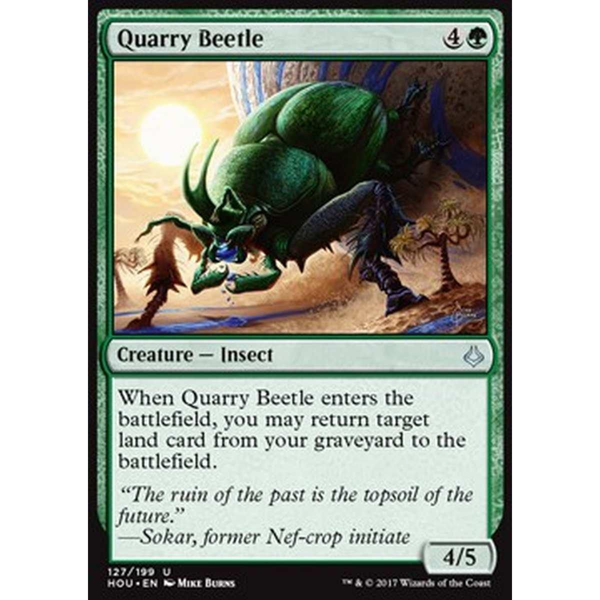 Quarry Beetle - Coleottero della Cava - [HOU] [NM] [Foil]