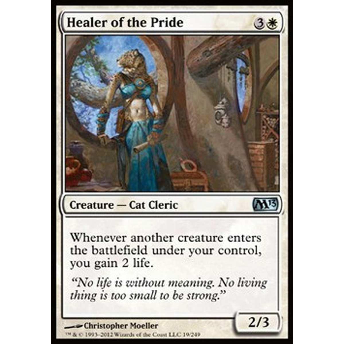 Healer of the Pride - Guaritrice del Branco - [M13] [NM] [Foil]
