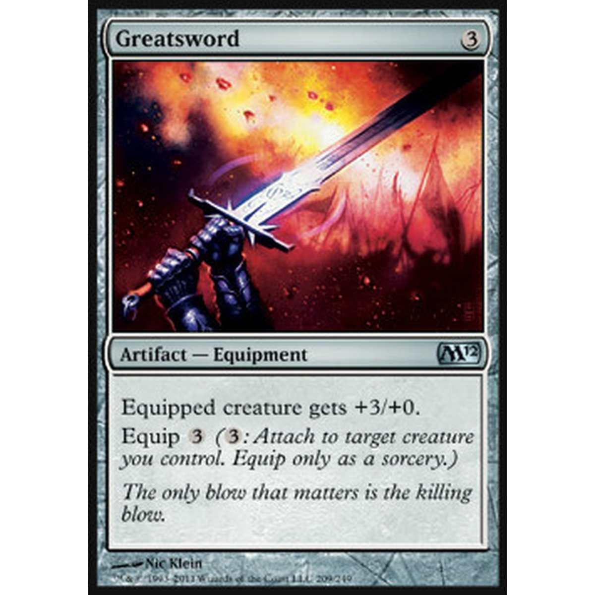 Greatsword - Spadone - [M12] [NM] [Foil]