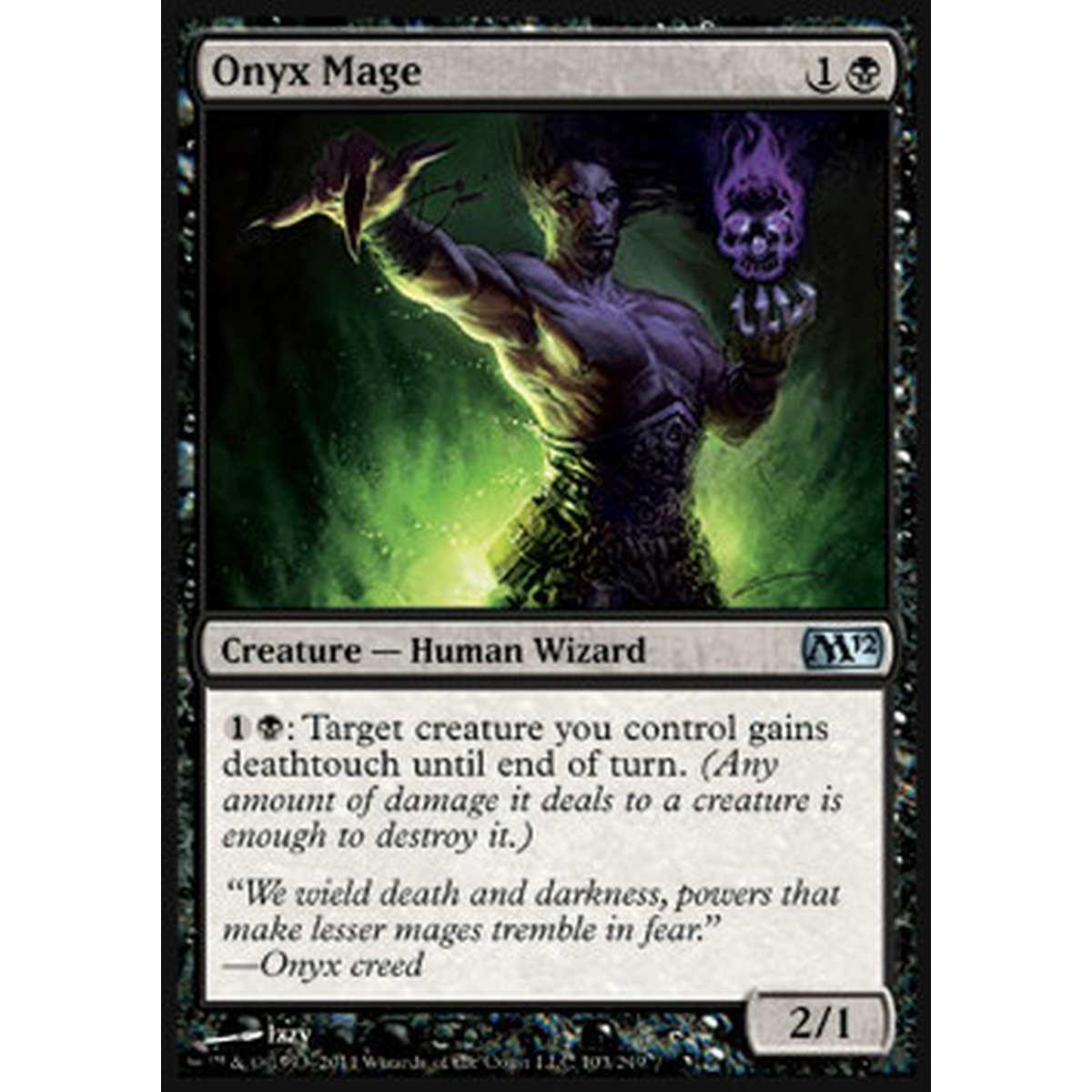 Onyx Mage - Mago d'Onice - [M12] [NM] [Foil]