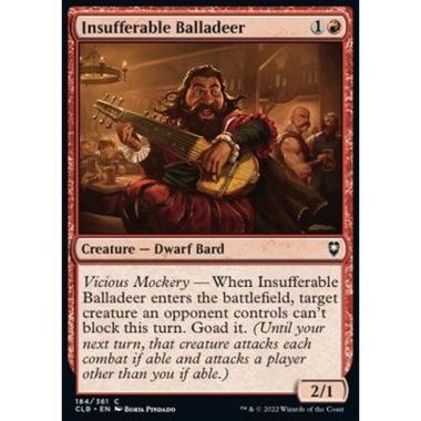 Insufferable Balladeer - Cantastorie Insopportabile - [CLB] [NM]