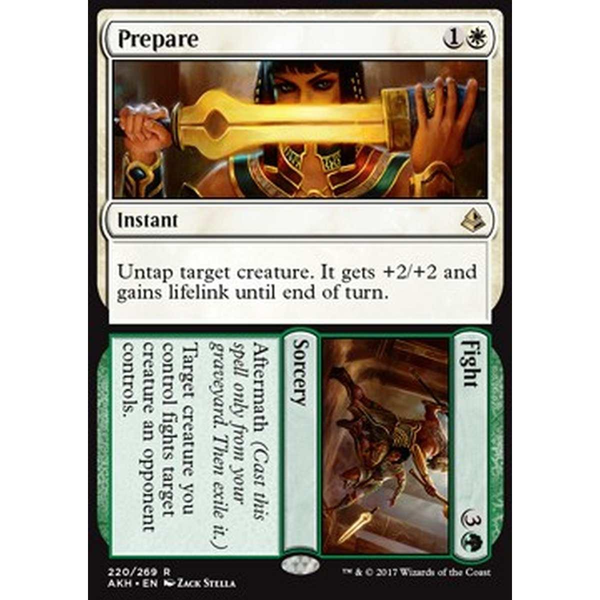 Prepare // Fight - Preparata // Combattere - [AKH] [NM] [Foil]