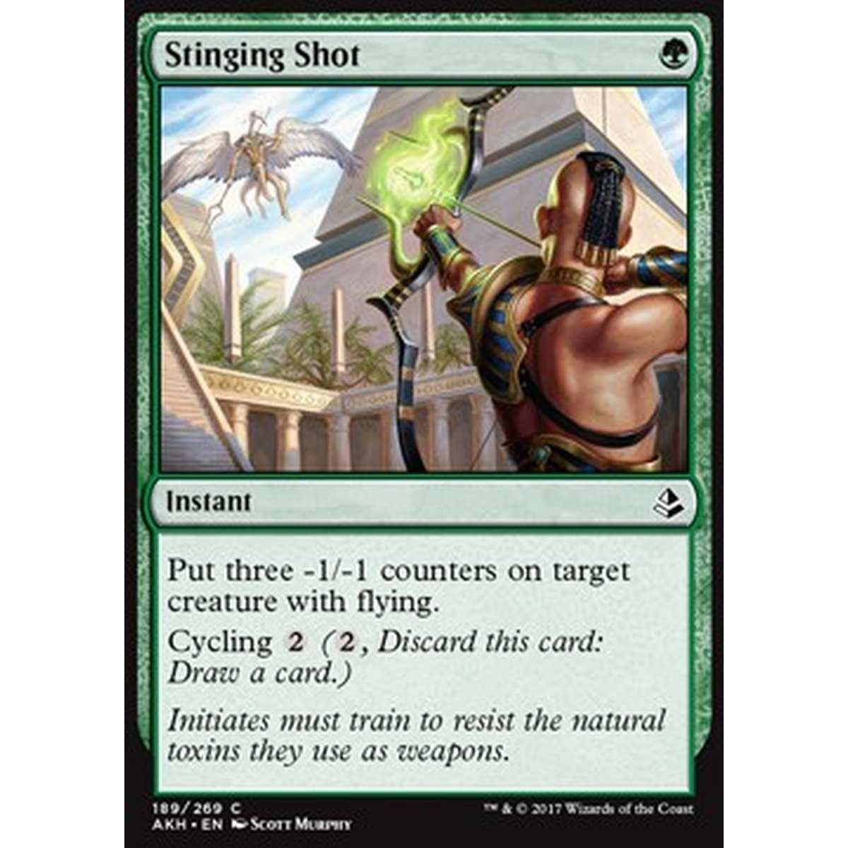 Stinging Shot - Tiro Pungente - [AKH] [NM] [Foil]