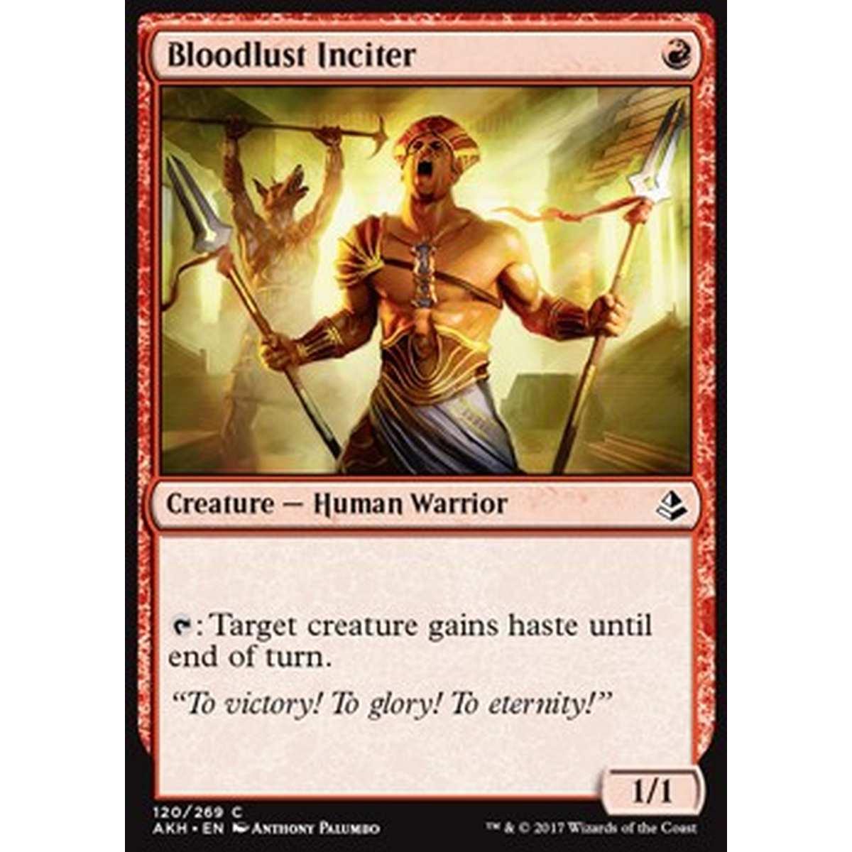 Bloodlust Inciter - Fomentatore della Sete di Sangue - [AKH] [NM] [Foil]