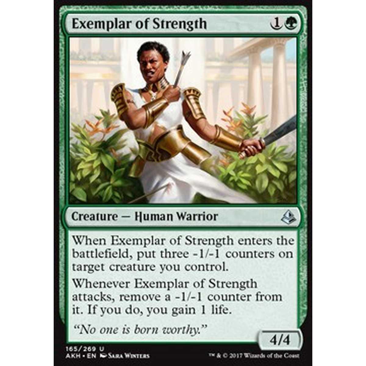 Exemplar of Strength - Esempio di Forza - [AKH] [NM] [Foil]