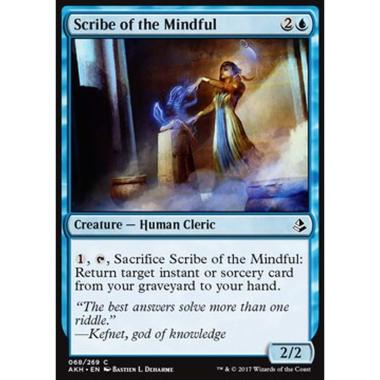Scribe of the Mindful - Scriba del Ponderante - [AKH] [NM] [Foil]