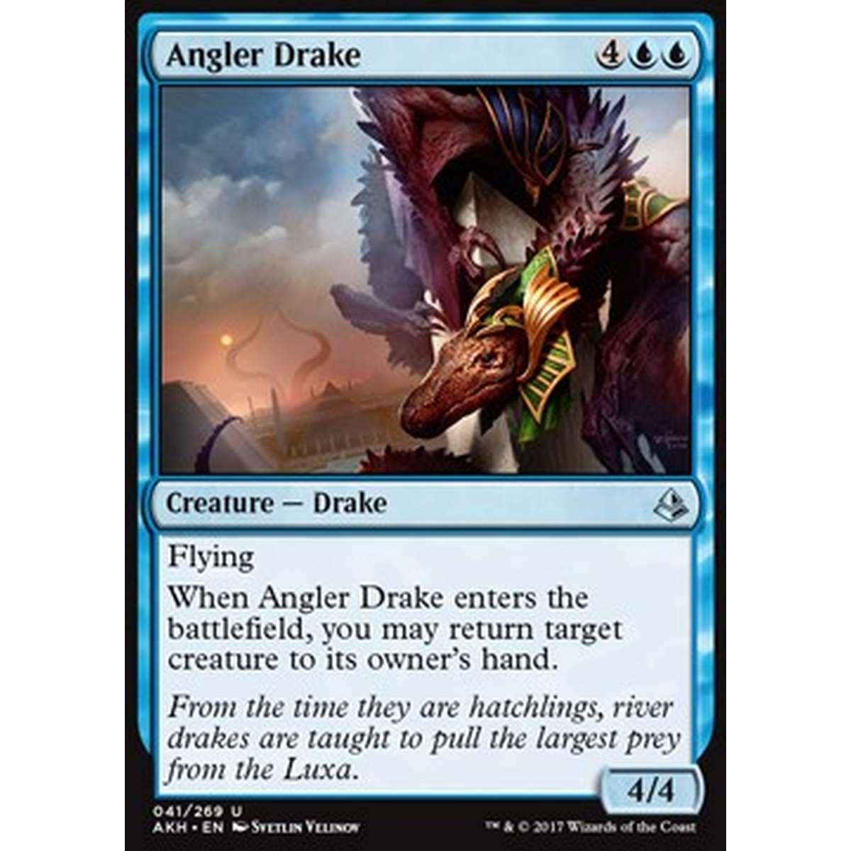 Angler Drake - Draghetto Pescatore - [AKH] [NM] [Foil]
