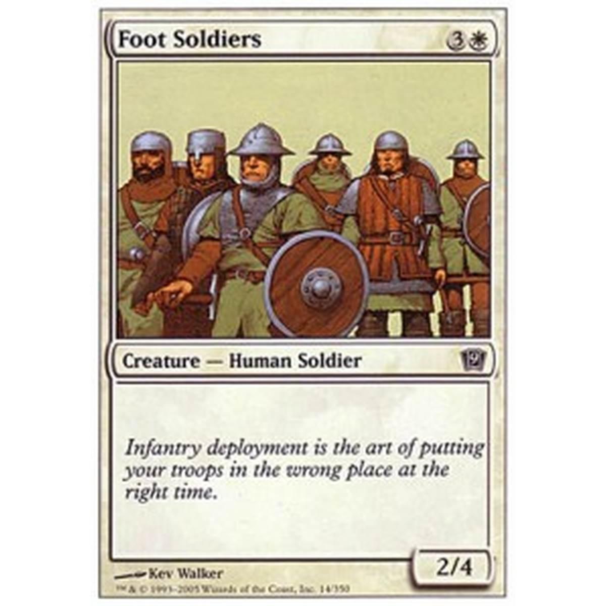 Foot Soldiers - Soldati Appiedati - [9ED] [EX] [Foil]