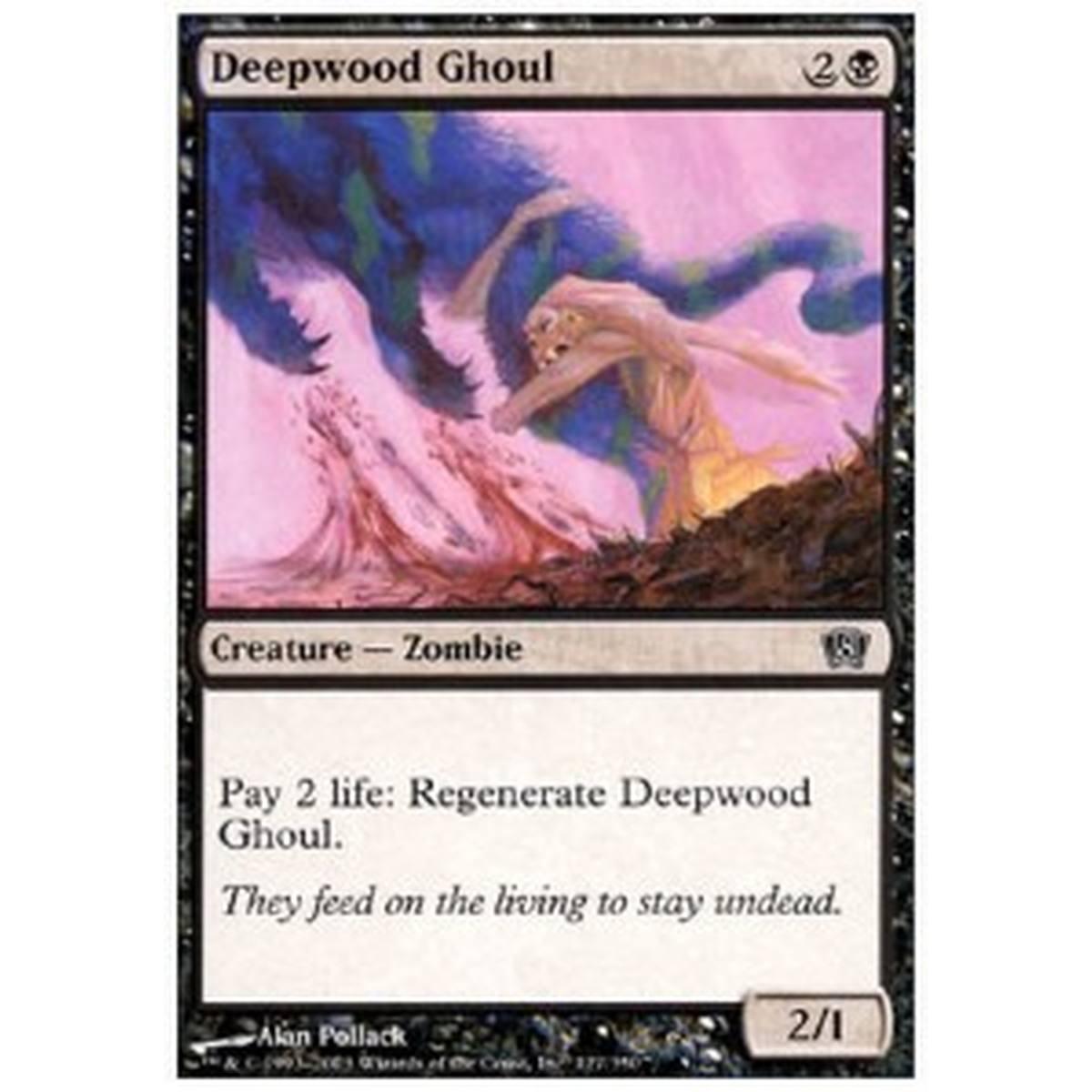 Deepwood Ghoul - Ghoul di Bosco Cupo - [8ED] [EX] [Foil]