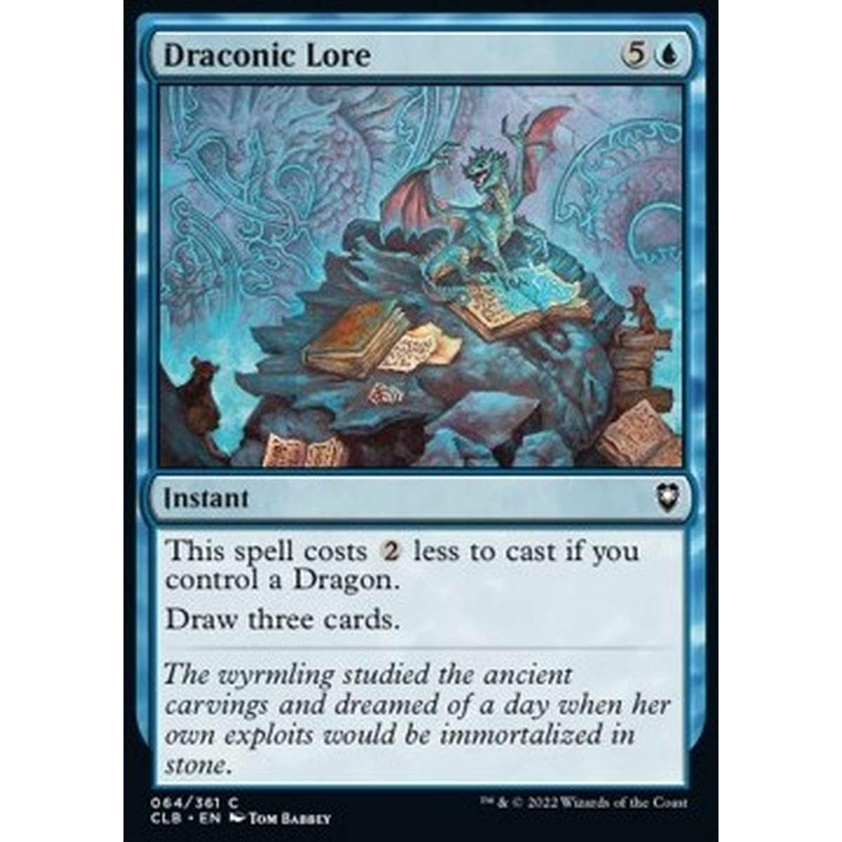 Draconic Lore - Sapienza Draconica - [CLB] [NM]