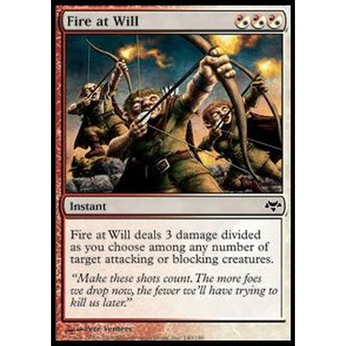 Fire at Will - Fuoco a VolontÃ - [EVE] [EX] [Foil]