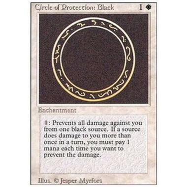 Circle of Protection: Black - Circle of Protection: Black - [3ED] [GD]