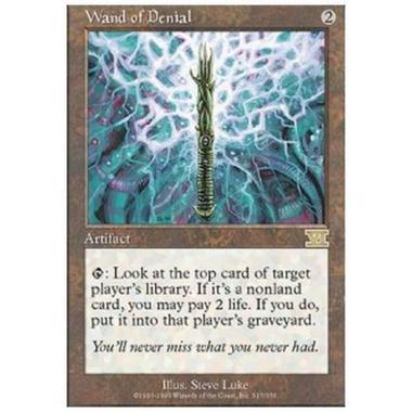 Wand of Denial - Bacchetta della Negazione - [6ED] [EX]