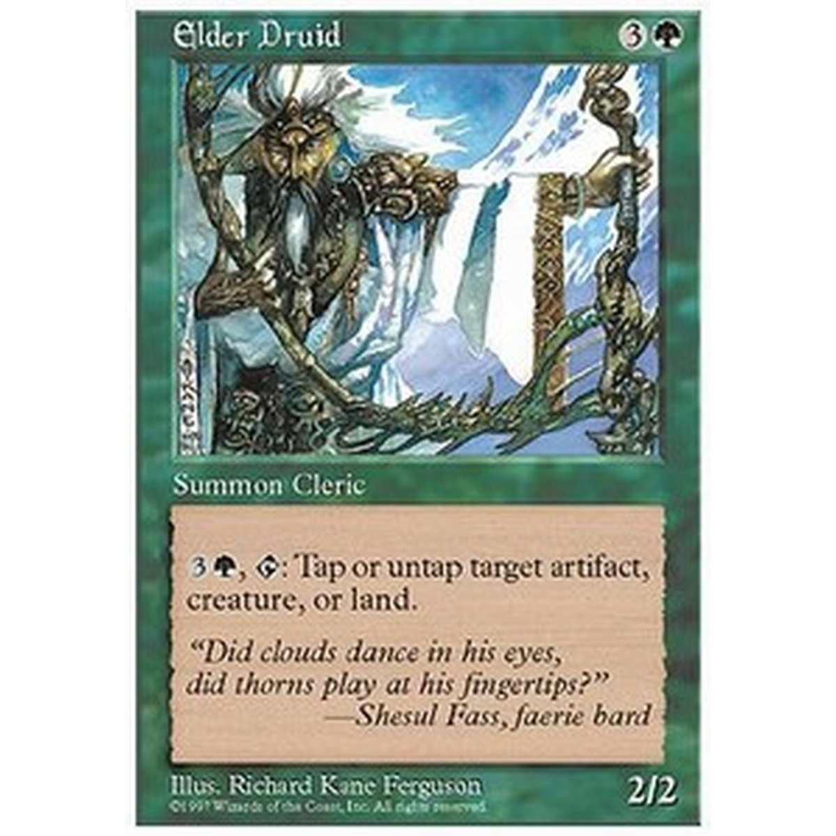 Elder Druid - Druido Anziano - [5ED] [EX]
