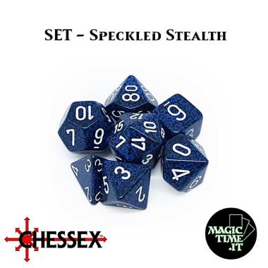 Set 7 DADI Chessex Speckled Stealth 25346