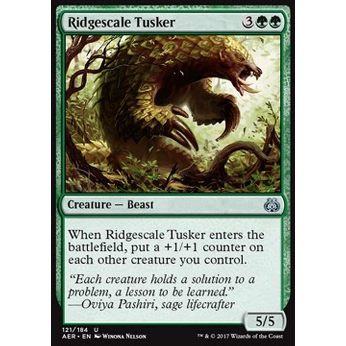Ridgescale Tusker - Zannuto Scagliarugosa - [AER] [NM] [Foil]