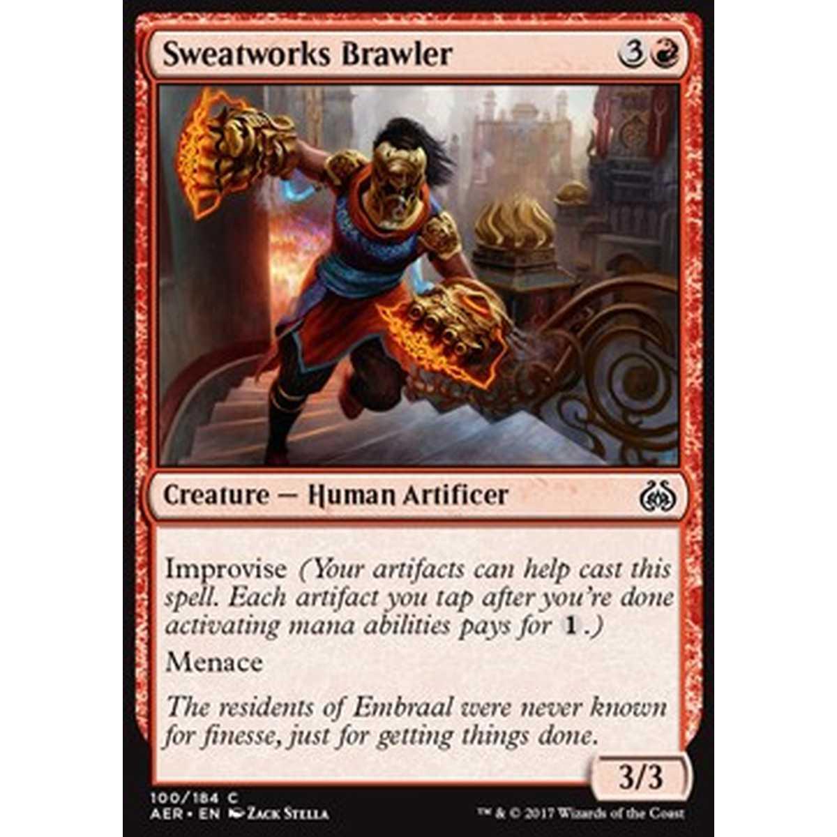 Sweatworks Brawler - Picchiatrice dello Sfruttatorio - [AER] [NM] [Foil]