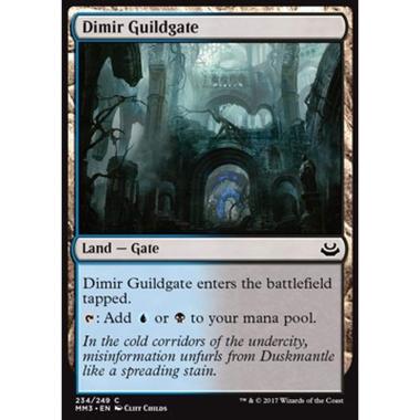 Dimir Guildgate - Dimir Guildgate - [MM3] [NM] [Foil]
