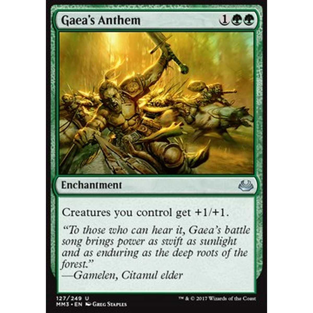 Gaea's Anthem - Gaea's Anthem - [MM3] [NM] [Foil]