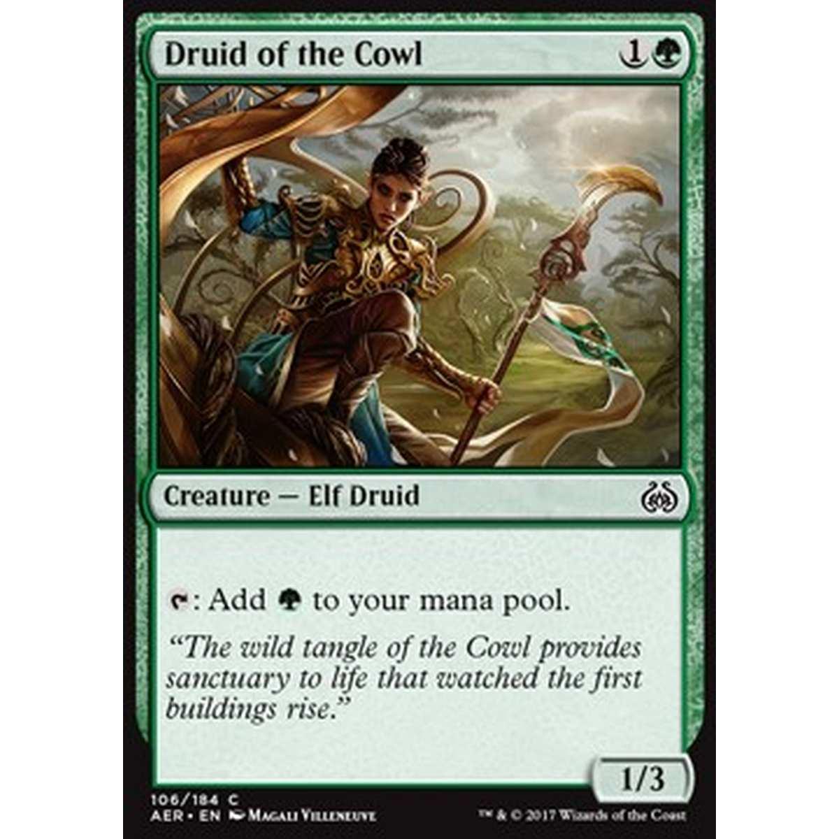Druid of the Cowl - Druida della Cappa - [AER] [NM] [Foil]