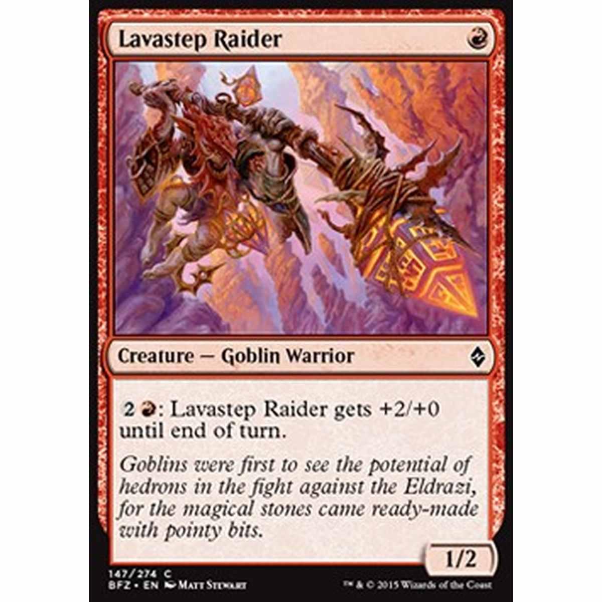 Lavastep Raider - Lavastep Raider - [BFZ] [NM] [Foil]