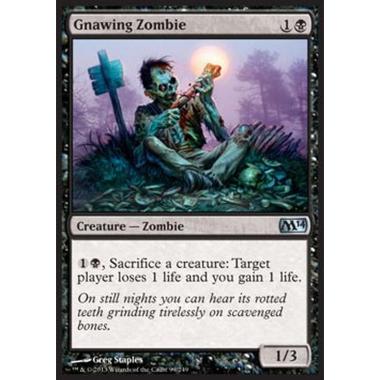 Gnawing Zombie - Zombie Rosicante - [M14] [NM] [Foil]