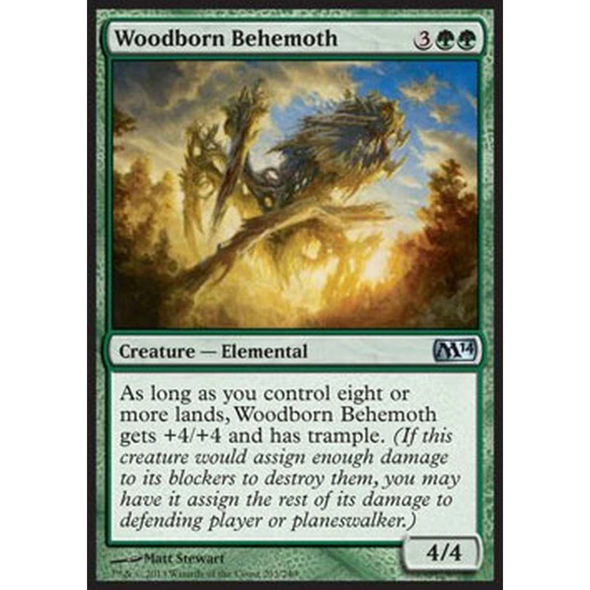 Woodborn Behemoth - Behemoth della Foresta - [M14] [NM] [Foil]