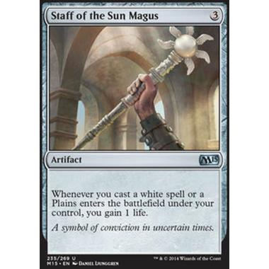 Staff of the Sun Magus - Bastone del Magus Solare - [M15] [NM] [Foil]