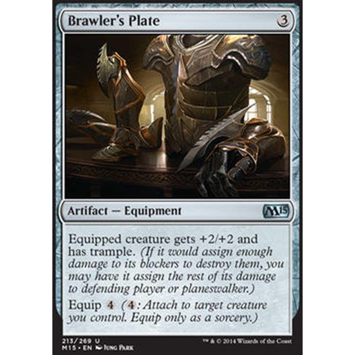 Brawler's Plate - Corazza del Lottatore - [M15] [NM] [Foil]