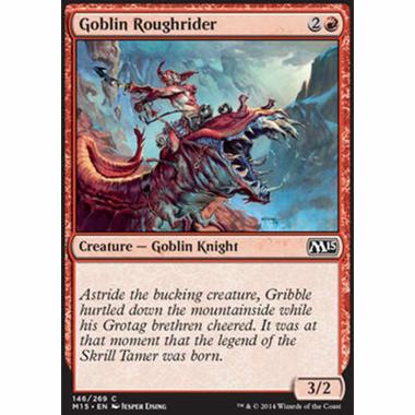 Goblin Roughrider - Goblin Domatore - [M15] [NM] [Foil]