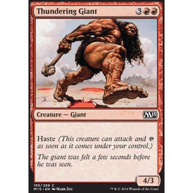 Thundering Giant - Gigante Tonante - [M15] [NM] [Foil]