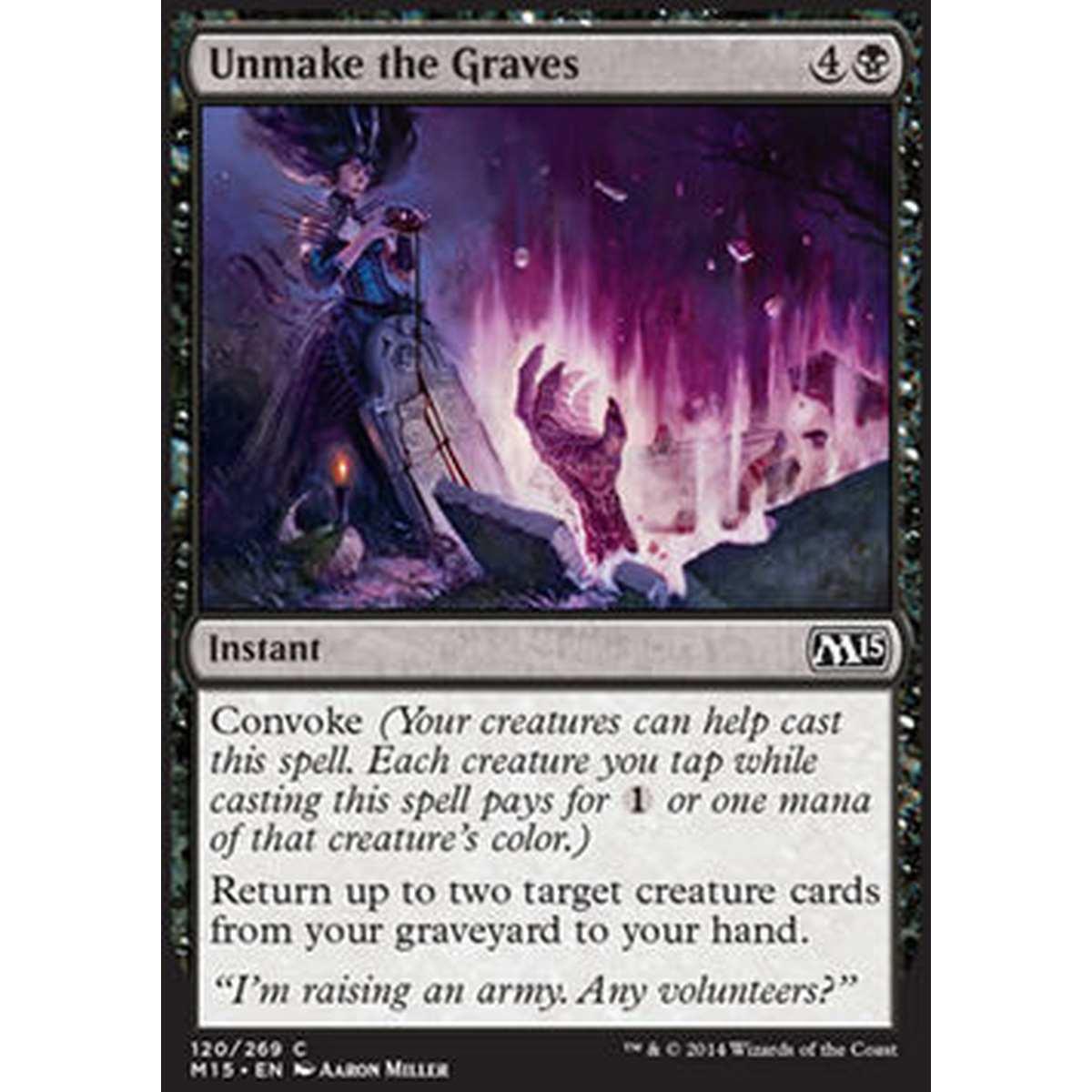 Unmake the Graves - Aprire i Sepolcri - [M15] [NM] [Foil]